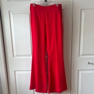 Red Women's Pants by ZARA/Size M